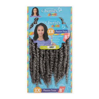 Cherish Junior Kids Bulk Deep Twist 3X Pack 8 Inch | Kids Braiding Hair