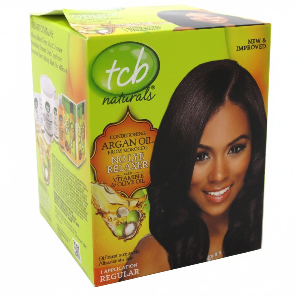 TCB NATURALS RELAXANT SANS LYE AVEC VITAMINE E ET HUILE D'OLIVE FORMULE RÉGULIÈRE - 1 APPLICATION