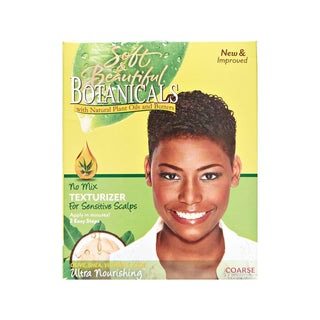 SOFT & BEAUTIFUL BOTANICALS NO-LYE NO MIX TEXTURIZER FOR SENSITIVE SCALP SUPER FORMULA - 2 APPLICATIONS