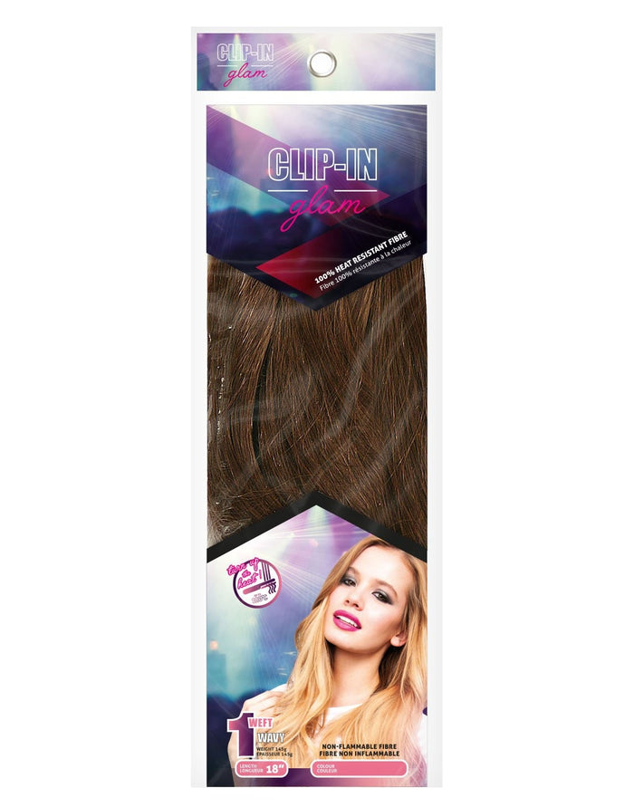 Glam Synthetic Extension 22 inches - 1 Weft Wavy