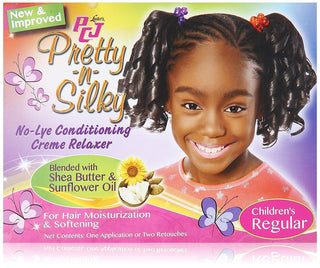 PCJ BY LUSTER'S PRETTY-N-SILKY NO-LYE CONDITIONING CREME RELAXER REGULAR FORMULA - ONE APPLICATION