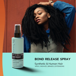 Sunny Isle Just for Wig, Weave, Braid & Extensions Bond Release Spray 4oz | Gentle Removal