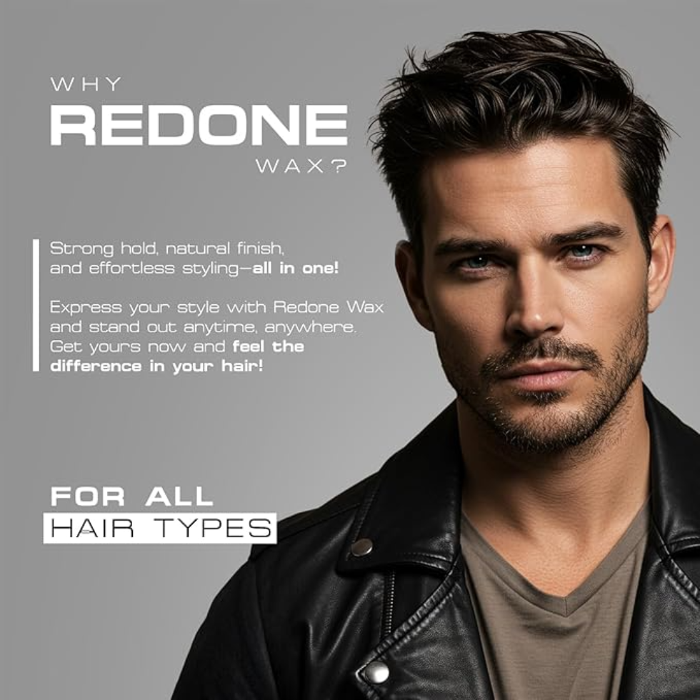 Red one bright white aqua hair wax 150ml full force maximum control strong hold shine styling wax