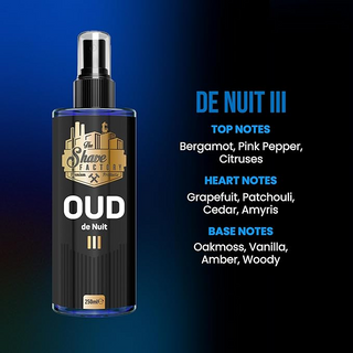 The Shave Factory After Shave Cologne Oud De Nuit III 250ML
