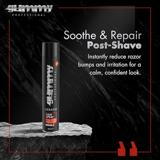 Gummy Professional Keratin Hair Spray Ultra Strong Hold Factor 400ml | Long-Lasting Control