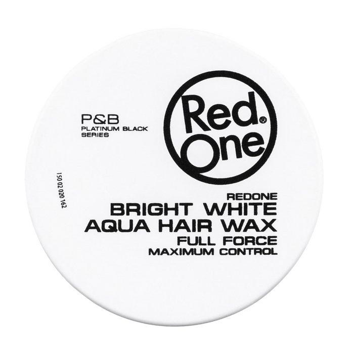 Red One Bright White Aqua Hair Wax 150ml |Full Force Maximum Control