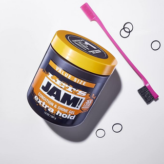 Let's Jam Condition & Shine Gel Extra Hold 14oz | Strong Hold Styling Gel