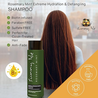 Sunny Isle Rosemary & Mint Hair & Strong Roots Shampoo 354ml | Strong Roots Hair Care
