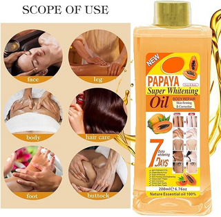 Veet Gold Papaya Super Whitening Oil 7 Days 1000ml