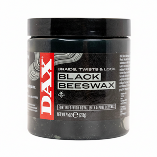 Dax Black Bees-Wax with Royal Jelly & Pure Beeswax | Strong Hold for Braids, Locs & Styles