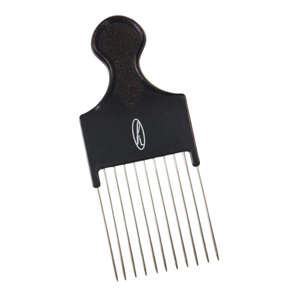 PEIGNE AFRO EN MÉTAL UK LIGNES FINES NO.108-01