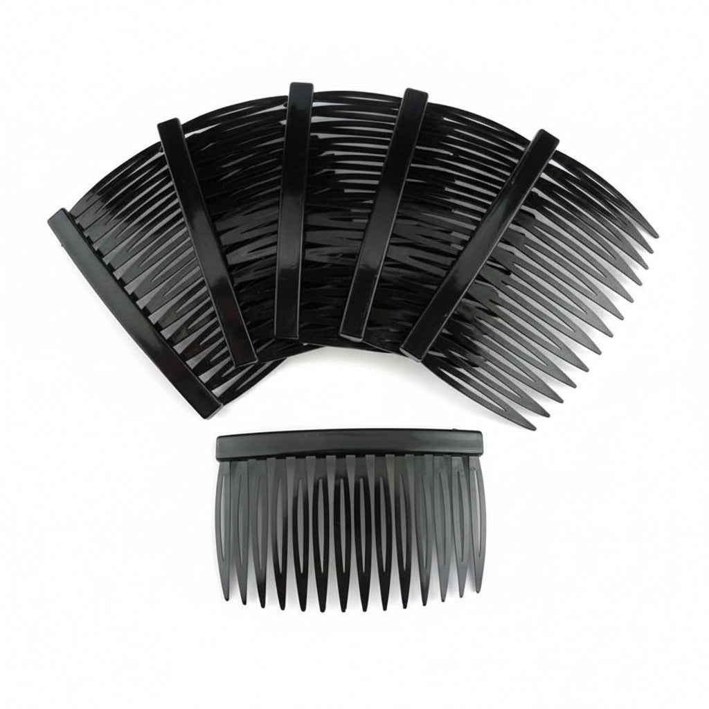 MAGIC COLLECTION SIDE COMBS NO.7612BLA