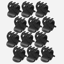 FINE LINES UK 12 PCS MINI CLAW HAIR CLIPS 6201
