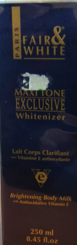 FAIR&WHITE MAXITONE EXCLUSIVE WHITENIZER BODY MILK 8.45 OZ