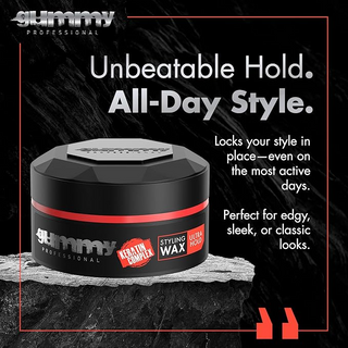 Gummy Professional Styling Wax Ultra Hold 150ml | Strong Hold & Keratin Strength
