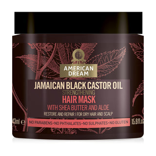 American Dream Jamaican Black Castor Oil Strengthening Hair Mask With Shea Butter & Aloe-443 ml