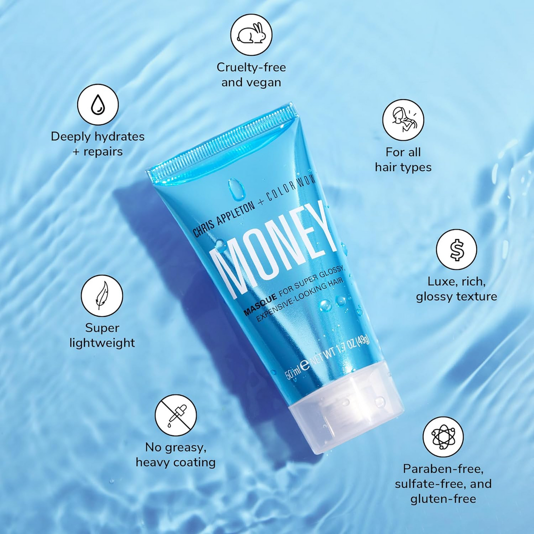 Color WOW Money Masque – Deep Hydrating Hair Treatment 50ml