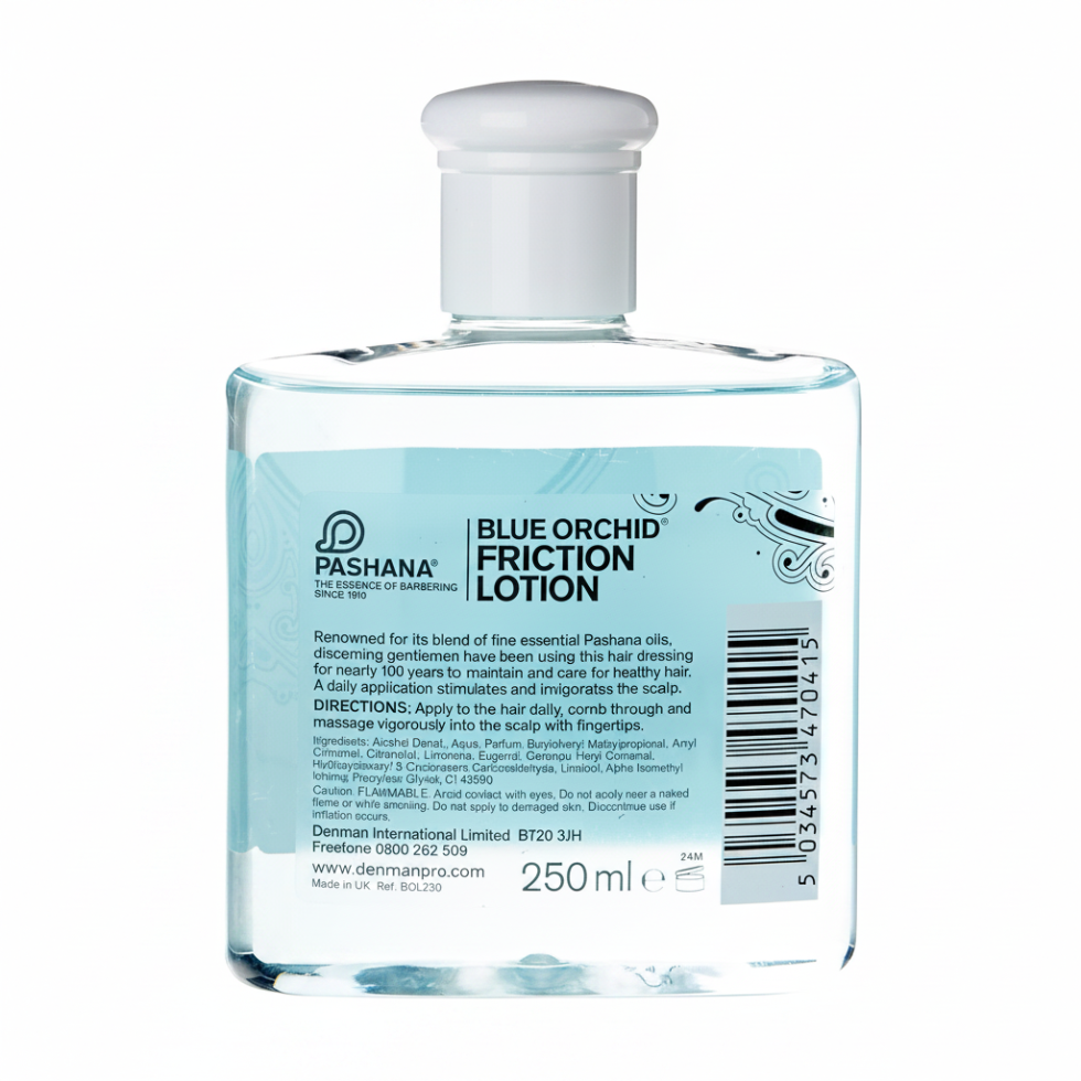 pashana blue orchid friction lotion scalp refresh massage hair care cooling non greasy grooming lotion