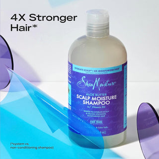 Shea Moisture Aloe Butter Scalp Moisture Shampoo 13 fl oz | Hydrate & Strengthen Hair