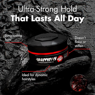 Gummy Professional Styling Wax Ultra Hold 150ml | Strong Hold & Keratin Strength