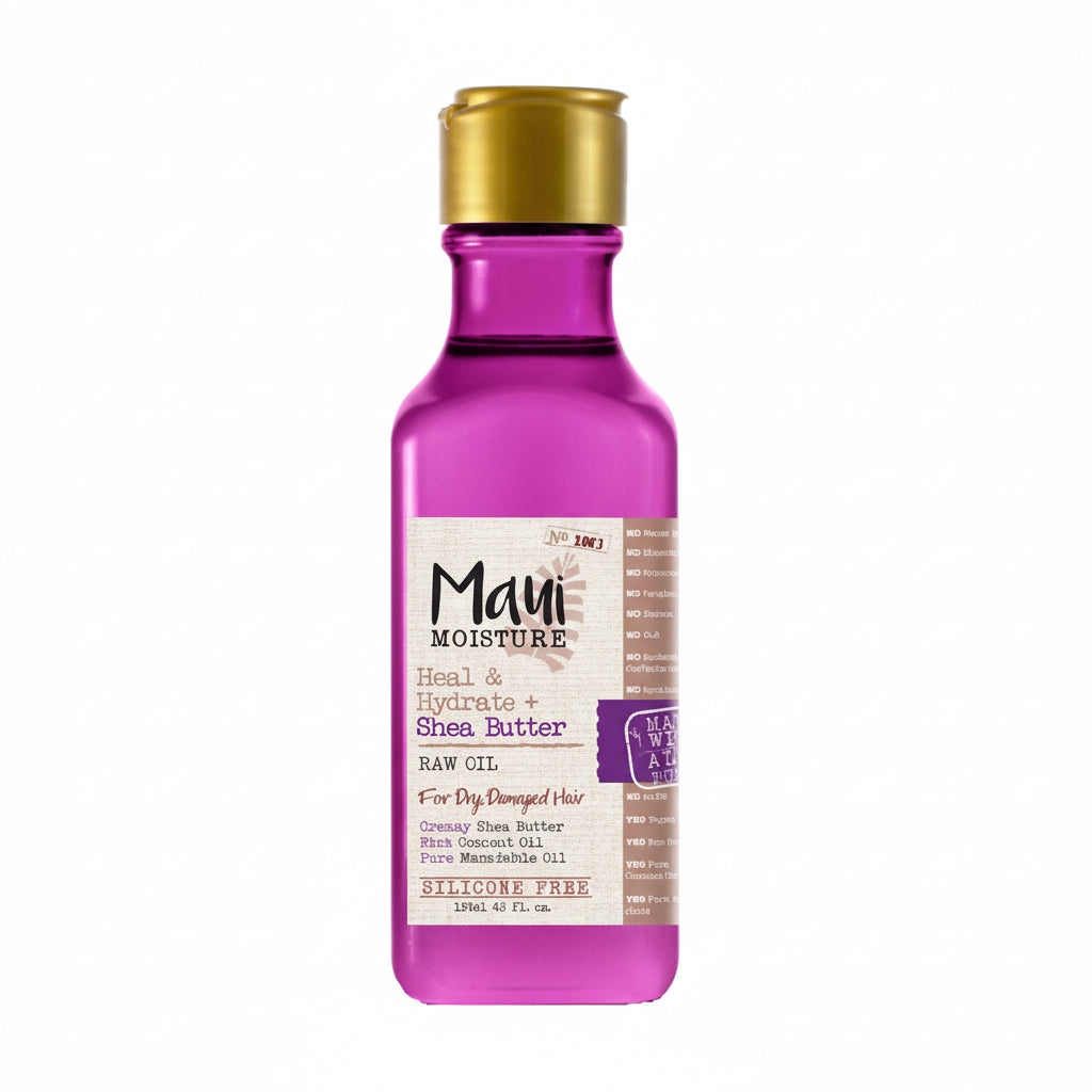 Maui Moisture Heal &amp; Hydrate+Huile brute au beurre de karité 4,2 oz/125 ml
