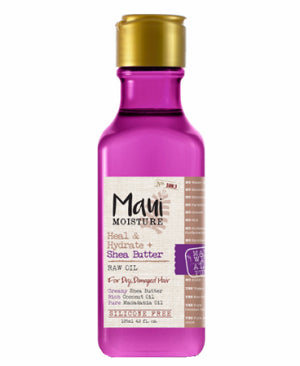 Maui Moisture Heal & Hydrate+Shea Butter Raw Oil 4.2oz/125ml