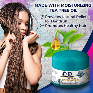 Stylin’ Dredz Twistin’ Gel Toffee Extra Strong Hold 250ml | Non-Flake