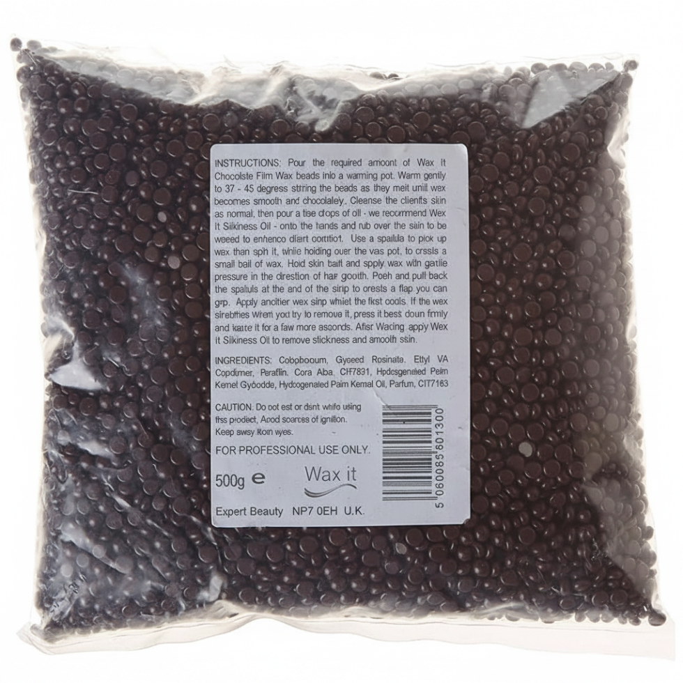 wax it chocolate film wax 500g sensitive skin hard wax stripless hair removal smooth skin waxing