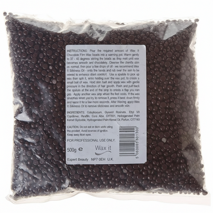Wax It Chocolate Film Wax 500g | Sensitive Skin Hard Wax