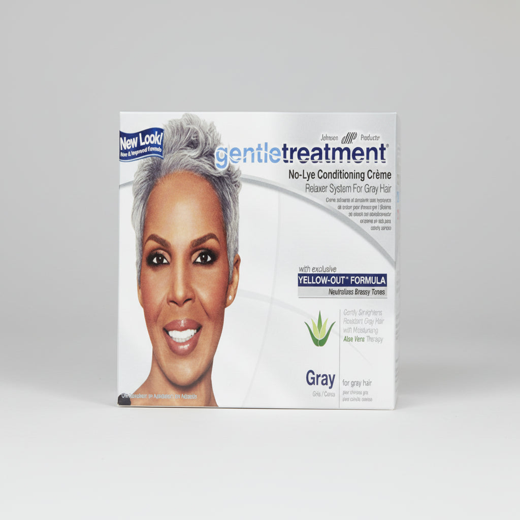 Gentle Treatment No Lye Conditioning Creme Relaxer System For Gray Hair-1 Application
