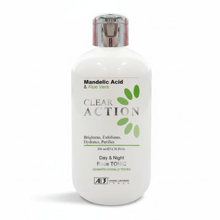 A3 clear action face tonic with mandelic acid exfoliating toner for clear smooth skin
