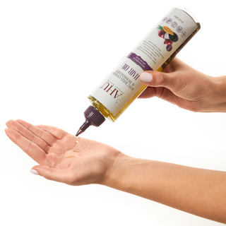 ahu red onion rosemary hair oil 300ml promote hair growth reduce hair fall scalp nourishing oil treatment