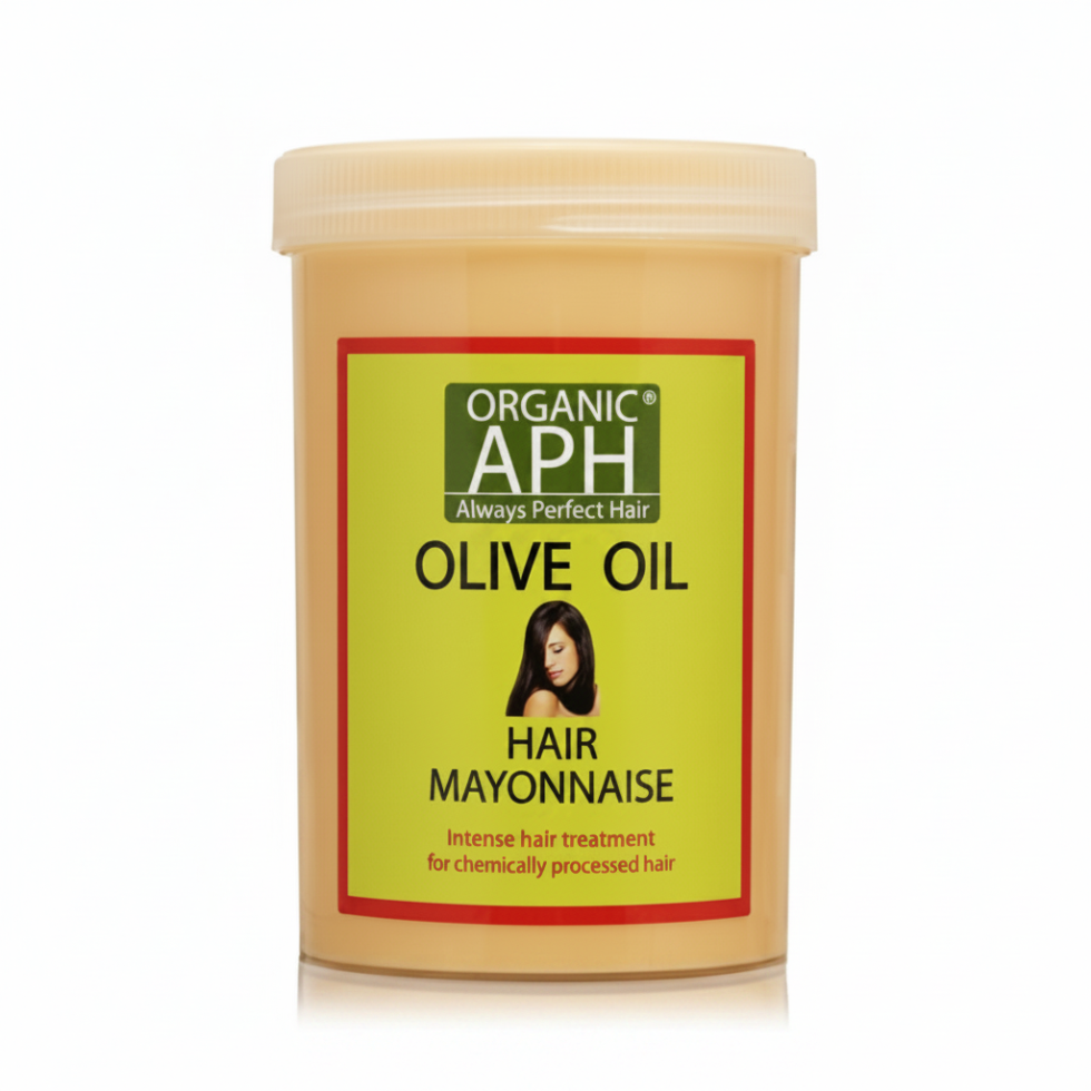 APH olive oil hair mayonnaise 500ml for deep repair moisture softness and healthy hair conditioning care