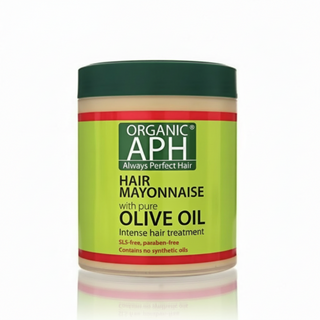 APH olive oil hair mayonnaise masque 500ml for deep moisture repair softness and healthy hair conditioning care