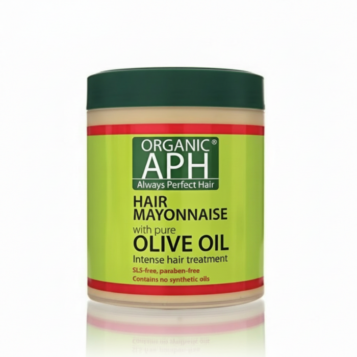 APH olive oil hair mayonnaise masque 500ml for deep moisture repair softness and healthy hair conditioning care