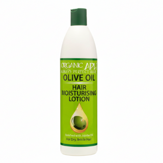 APH olive oil hair moisturising lotion 500ml hydrate nourish smooth soft shiny hair