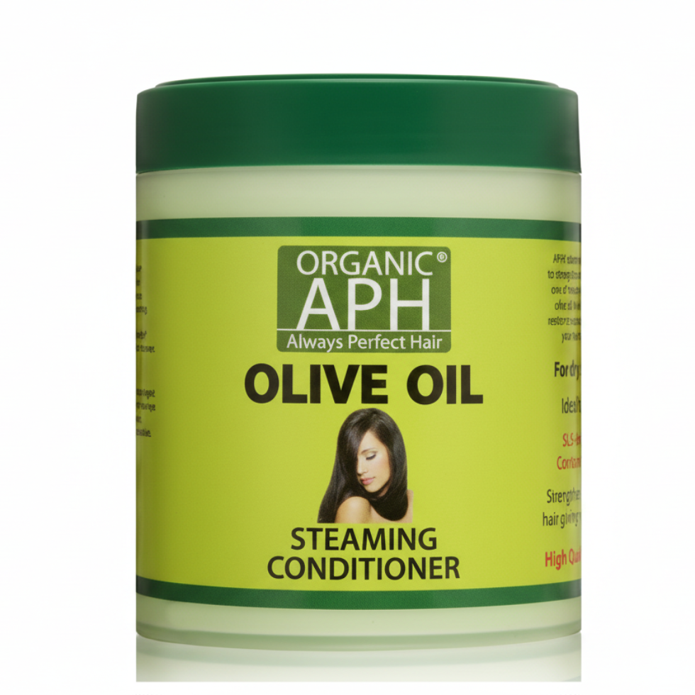 APH olive oil steaming conditioner 500ml deep conditioning hair repair hydration smooth shiny hair