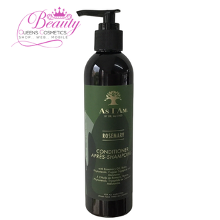 AS I AM Rosemary Conditioner 237ml | Strengthens, Moisturizes & Revitalizes Hair