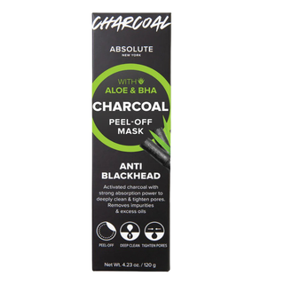 absolute new york aloe bha charcoal peel off mask 100ml deep cleansing pore purifying face mask detox skin care smooth refreshed skin