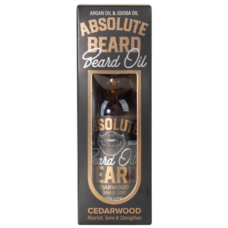 Absolute beard oil cedarwood 60ml nourishes tames and strengthens beard facial hair care