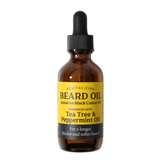 Absolute hot beard oil tea tree peppermint 60ml JBCO beard growth revitalizing oil