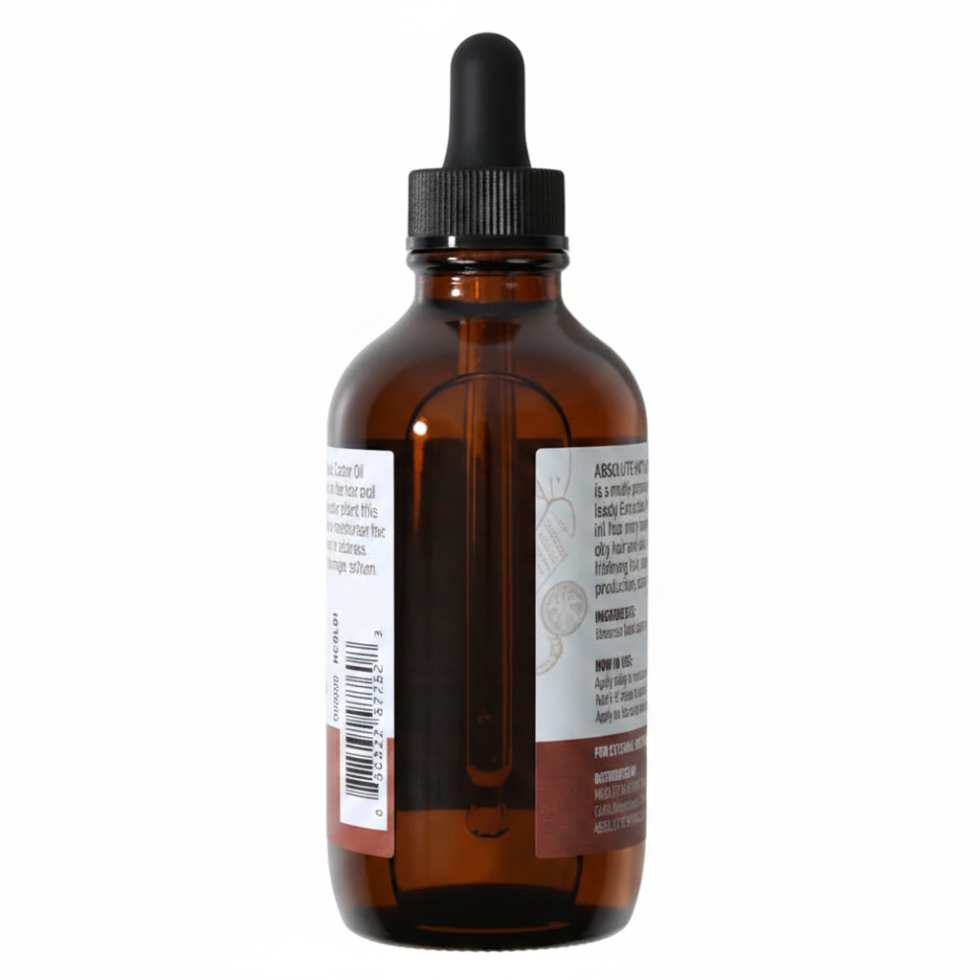 Absolute hot Jamaican black castor oil extra dark 4oz cold pressed hair growth oil
