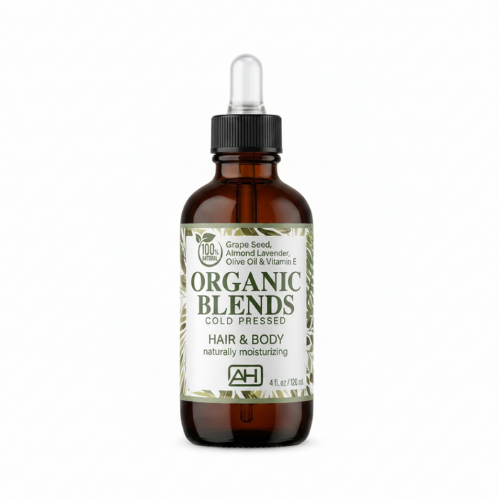 Absolute hot organic blends cold pressed hair and body oil 4oz nourish hydrate glow oil