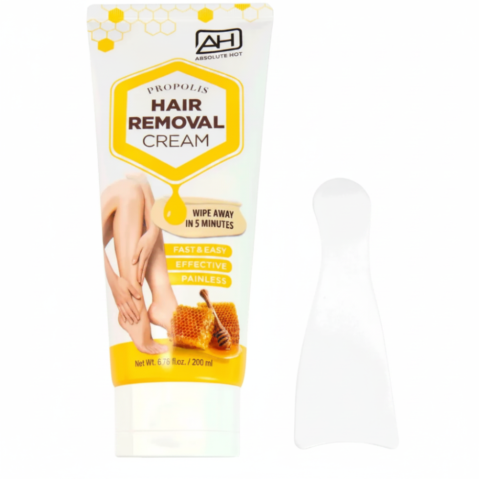 Absolute hot propolis hair removal cream 200ml smooth skin fast painless hair removal formula