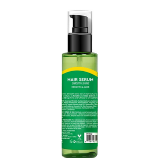 Absolute hot smooth shine hair serum 120ml keratin aloe frizz control smoothing serum