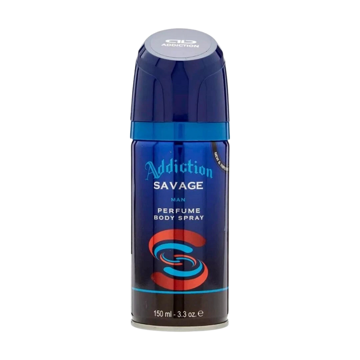 Addiction Savage Body Spray 150ml | Long Lasting Fresh Fragrance for Men
