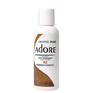 Adore Semi-Permanent Hair Color 52 French Cognac 118ml | Rich Warm Shine