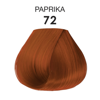 Adore Semi-Permanent Hair Color 72 Paprika 118ml | Bold Warm Red Tone