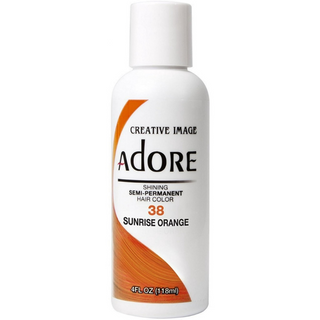 adore semi permanent hair color 38 sunrise orange vibrant bold ammonia free dye