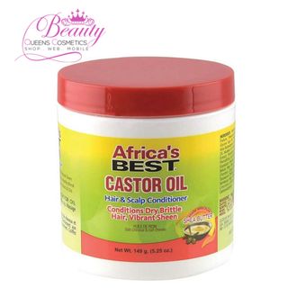 Africa’s Best Castor Oil Hair & Scalp Conditioner with Shea Butter 5.25oz
